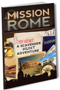 Mission Rome - A Scavenger Hunt Adventure - Travel Book For Kids